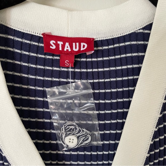 NWOT STAUD Shoko Striped Ribbed Sweater Dress small - Picture 5 of 7
